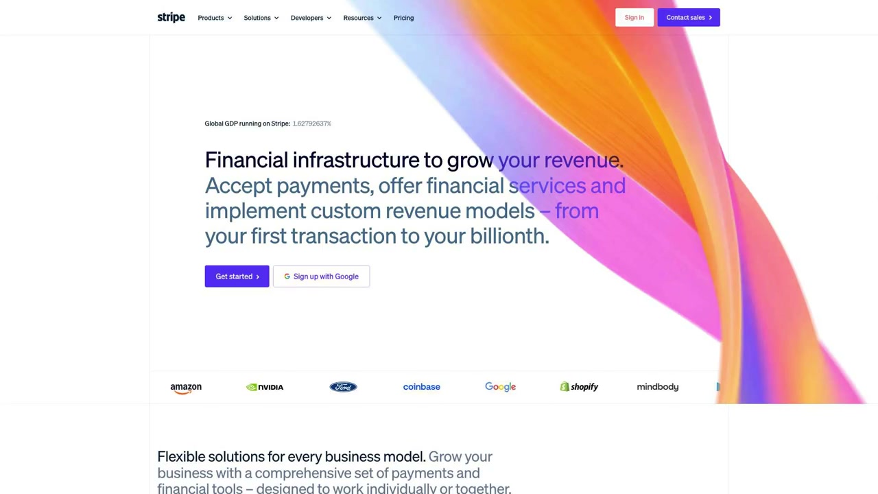 stripe.com demo preview